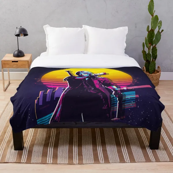 Devil May Cry - Dante (80s Retro) | Throw Blanket