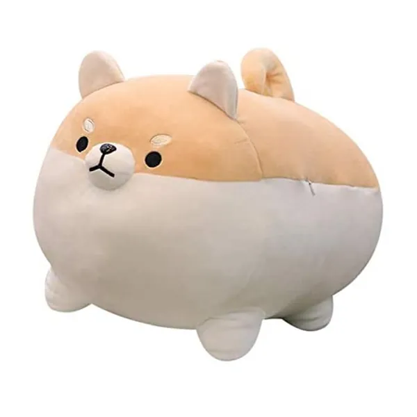 
                            Stuffed Animal Shiba Inu Plush Toy Anime Corgi Kawaii Plush Soft Pillow Doll Dog, Plush Toy Gifts for Girl Boy (Brown, 19.6")
                        