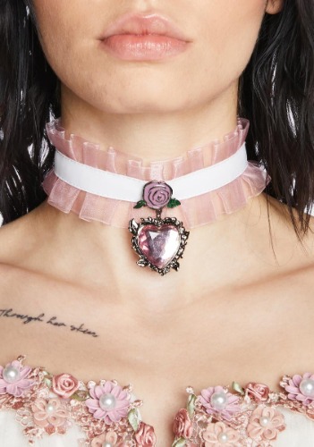Adorned Presents Heart Choker | ONE SIZE