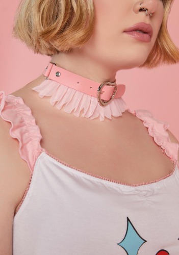 Down To Play Ruffle Choker | ONE SIZE