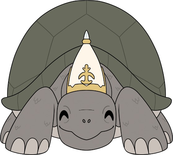 turtle pope plushie :D
