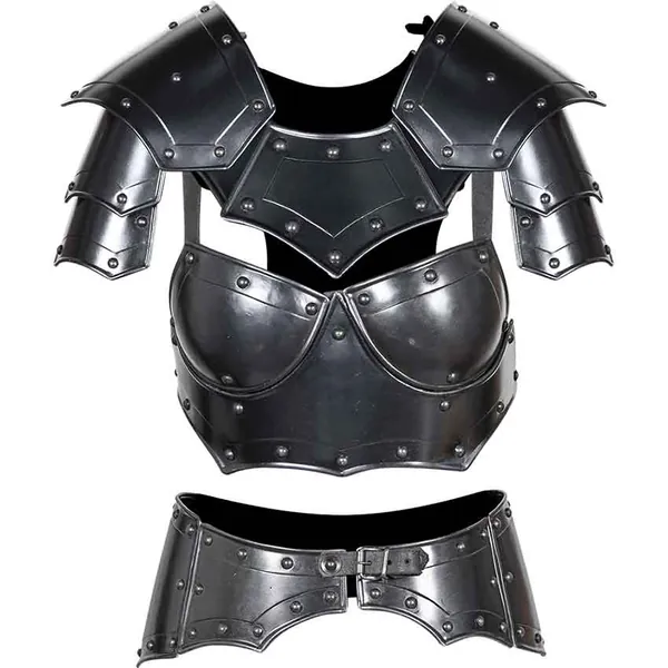 Blackened Mina Armour Set - Medieval Collectibles