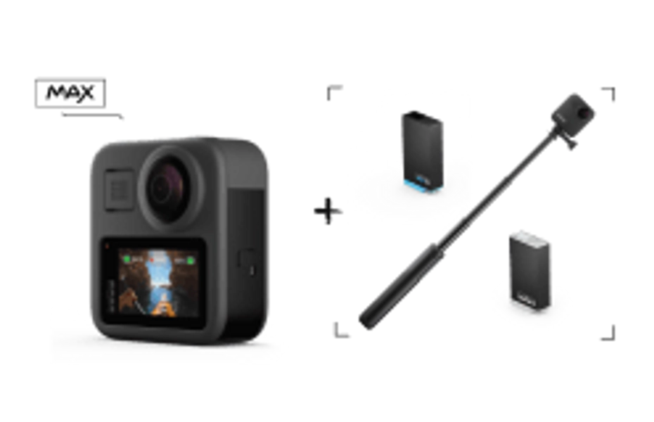 Go Pro MAX + Kit de accesorios