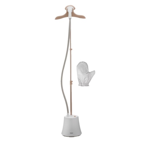 Panasonic 2000W Vertical Garment Steamer, Quick Care with Powerful Steam Upto 40g/min, 1.5X Wider Head, Large 1.5L Detachable Tank, Glove, NI-GSG060WTH, Ideal for Delicate Clothes, Long Garments Abaya