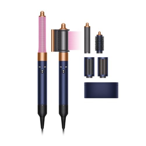Dyson New Dyson Airwrap Hair Styler - HS05-2022 - Long (Prussian Blue/Copper) (Multi-functional Attachments Are The Perfect Alternatives to a Curling Iron, Curling Wand & Blow Dryer Brush)