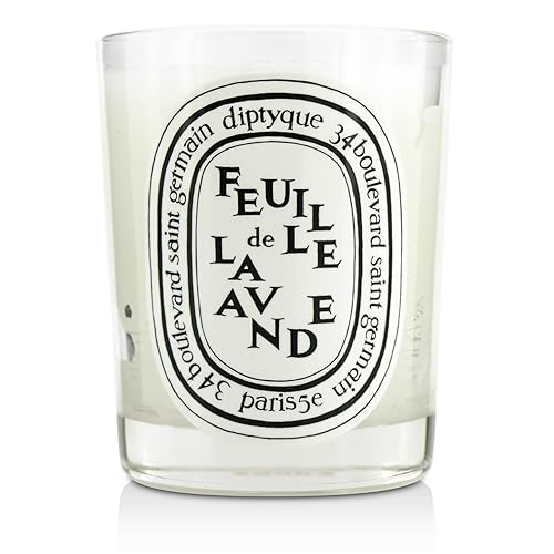 Diptyque Feuille de Lavande Candle-6.5 oz.,Lavender,I0088712