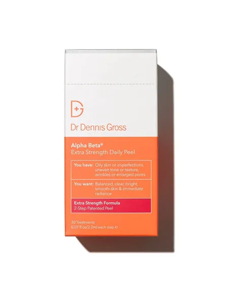 Dr Dennis Gross Skincare Alpha Beta Daily Face Peel, Extra Strength, Pack of 30