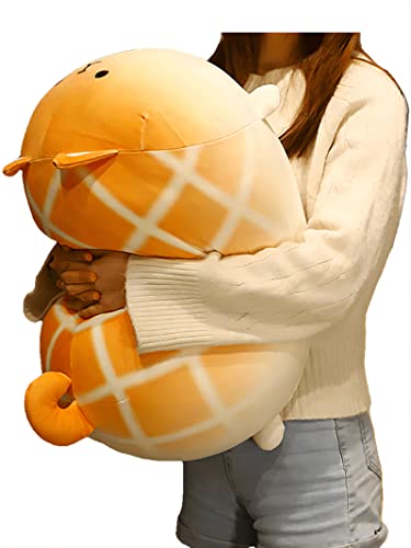 GRTLPOK Shiba Inu Plush Throw Hugging Pillow, Chubby Buddy Corgi Stuffed Animal,Bread Dog Plush Stuffed Animal Toys for Kids Gift (1. Orange, 3. 50CM) - 1. Orange - 3. 50CM