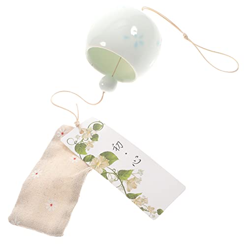 1Pc Ceramic Japanese Furin Wind Chime for Balcony Outdoor Garden