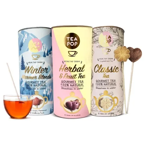 Ultimate Tea Pop Gift Set: Classic, Herbal & Fruit Tea, Winter Warmer Collection