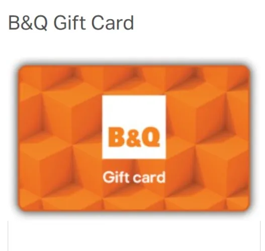 B&Q Gift Card