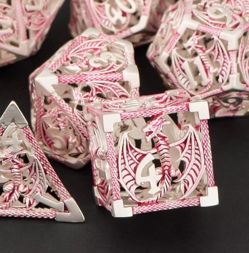Pink D and D Dice Set💕