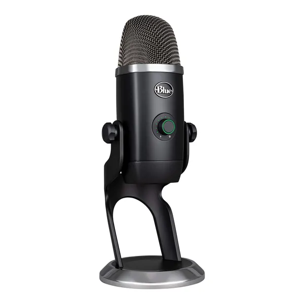 Logitech for Creators Blue Yeti X USB Microphone for PC, podcast, gaming, streaming, studio, computer mic - Blackout - 