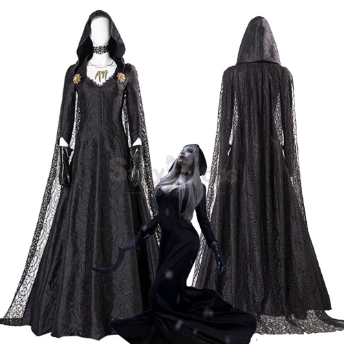 Game Resident Evil 8 Cosplay Dimitrescu Daughters Cosplay Costume - M