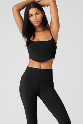 Soft Sculpt Bra Tank - Black | Black / L