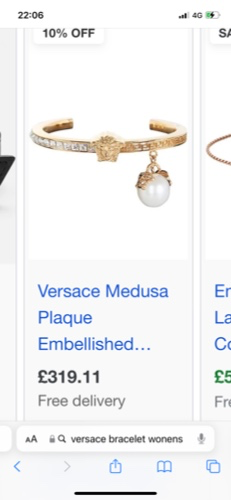 Versace bracelet 