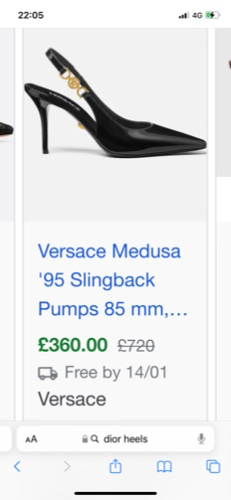 Versace heels 