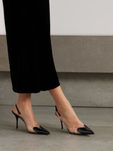 Alaïa leather black pumps 