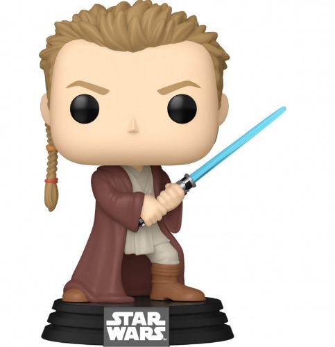 Star Wars: Episode I - The Phantom Menace Obi-Wan with Light Saber (Young) Funko Pop! Vinyl Figure #699