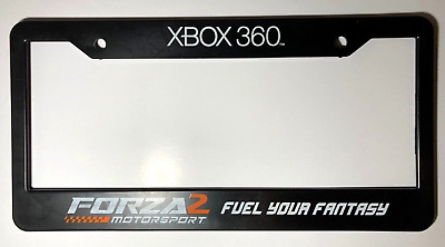 Forza 2 License Plate Frame Promo Xbox 360