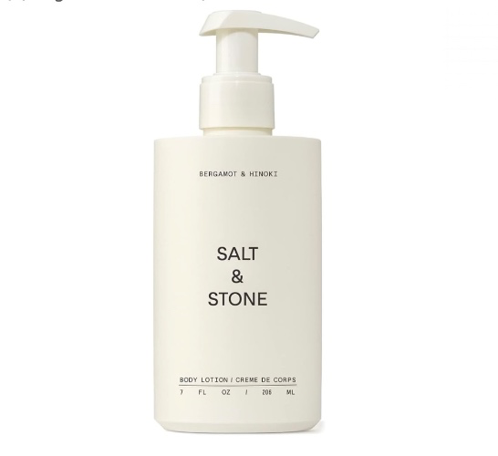 Salt & Stone Body Lotion | Scented Daily Body Lotion for Women & Men | Hydrates, Nourishes & Softens Skin | Restores Dry Skin | Fast-Absorbing | Cruelty-Free & Vegan (7 fl oz) (Black Rose & Oud) - Black Rose & Oud