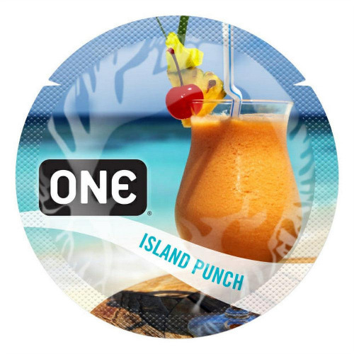 ONE Island Punch Flavored Condoms 🍍 - 36-Pack