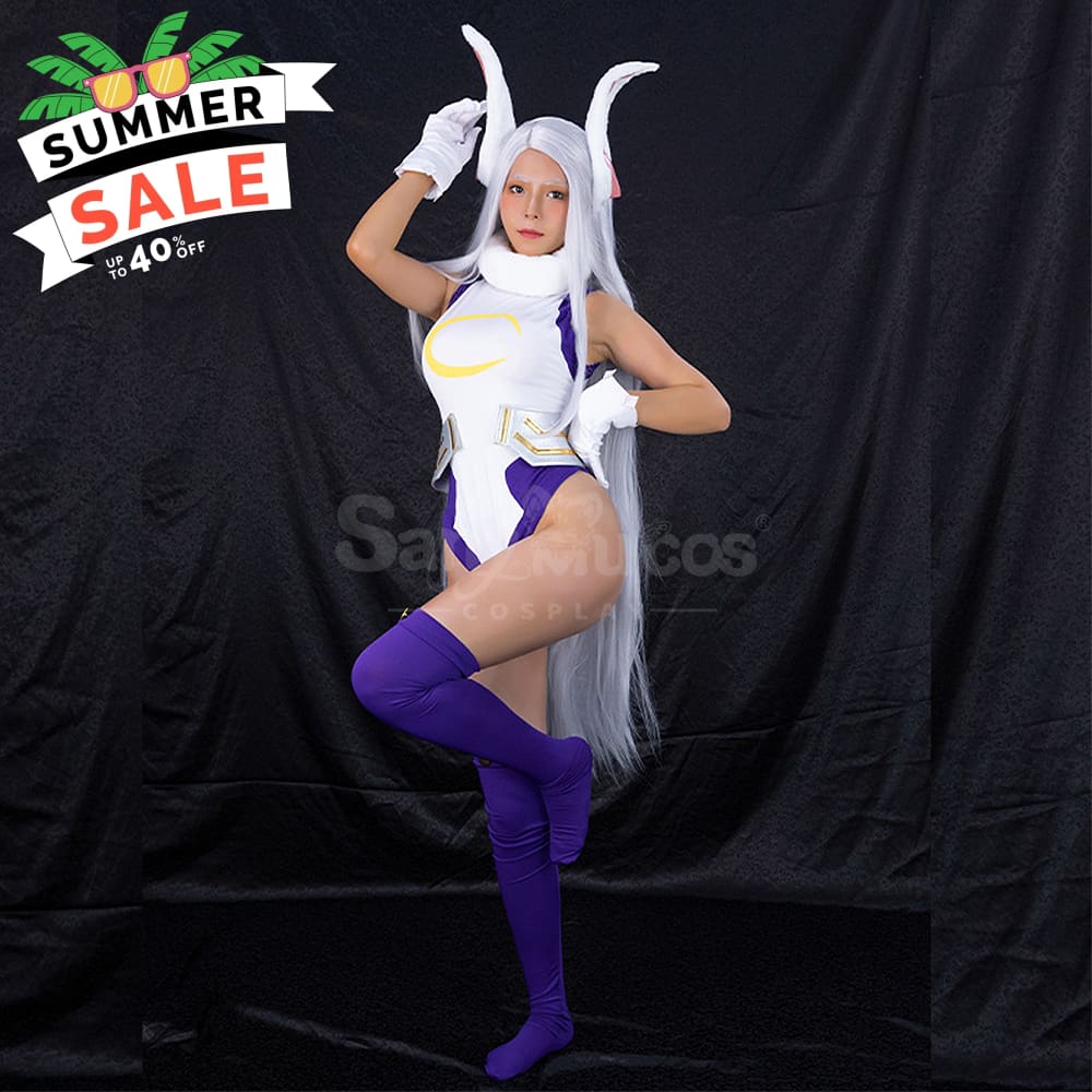 【In Stock】Anime My Hero Academia Cosplay Miruko Bodysuit Jumpsuit Cosplay Costume - M