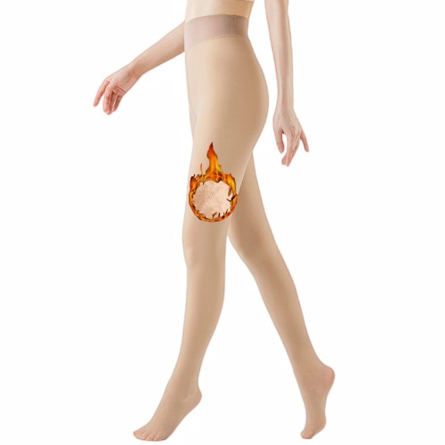 Sumvov Collant femme hiver (S-XL) ,Collant polaire femme effet transparent,Collant chaud doublé polaire femme,Legging collant polaire femme grande taille