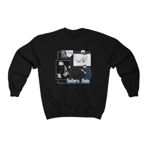 Satoru Gojo Graphic Sweatshirt - M / Black