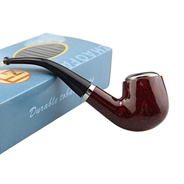 Captain Tobacco Pipe for Smoking, Red Handmade Smoking Pipe