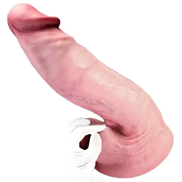 Seckoe Diloschwanz Für Frauen Sexspielzeug, Penis mit Saugnapf Anal Dildo Analdildo Dildos Silikon Dildo Realistic Dildo Xxl Sex Spielzeug Für Männer Realistischer Didloschwanz Dildos Weich - M