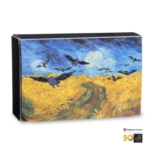 Pokémon Center × Van Gogh Museum: Corviknight Inspired by Wheatfield with Crows Double Deck Box