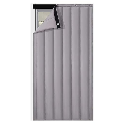 Thermal Insulated Door Curtain,Winter Doorway Cover Screen, Soundproof Blanket, Privacy Curtains,tapestry Windproof Waterproof Warm Cold Protection,for Living Room Garage Front Door Patio Kitchen - 28"W x 79"L (Pack of 1)