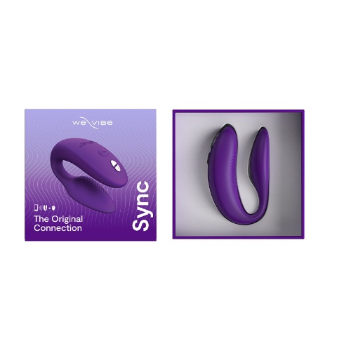 We-Vibe Sync Rechargeable Silicone Couples Vibrator - Purple
