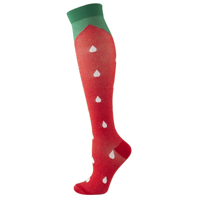 Watermelon Knee High (Compression Socks) - L/XL