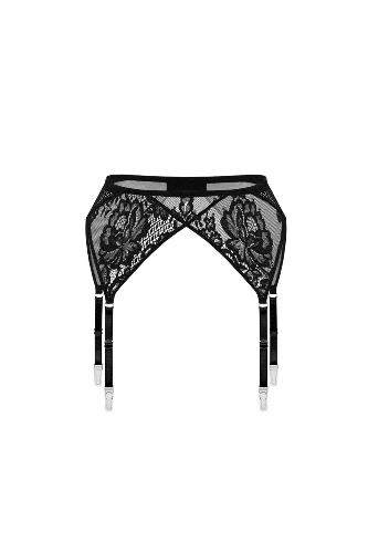 Barbara Black Garter - EU XL / US 10 / Black
