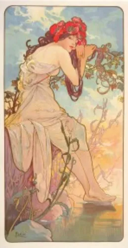 Mucha Framed Print - Ete