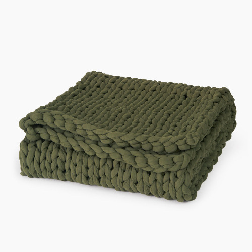 Cotton Weighted Blanket | Olive Night / 10