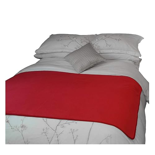 TOP 100% Waterproof Blanket Red/Gray Bed Furniture Protector Ultrasoft Love Blanket Leak Proof for Intimate Couples Play. Keeps Your Bed Free of Wet Spots. for Adults and Pets. Machine Wash/Dry 60x40 - MidSize (60 in x 40 in) - Red Gray Reversible