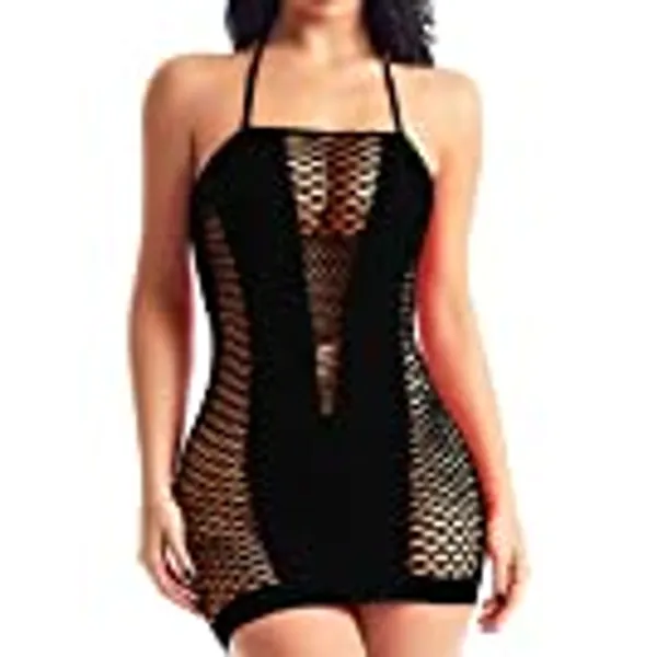 ADOREJOY Womens Lingerie Bodysuit Chemise Teddy Naughty Babydoll Nighty
