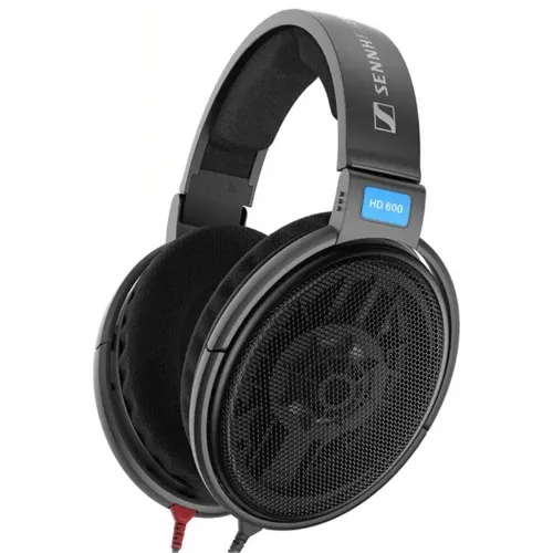 Sennheiser HD 600 Open-Back Wired Audiophile Reference Headphones - Black 42mm Transducers - 12Hz-40.5kHz - 300 Ohm - 3.5mm detachable cable - Made in Europe - 2 Years Warranty