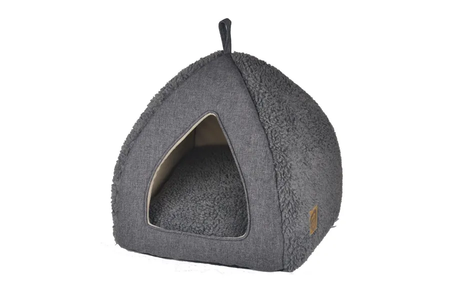 Brooklands Sherpa Igloo Cuddly Cave Cat Bed