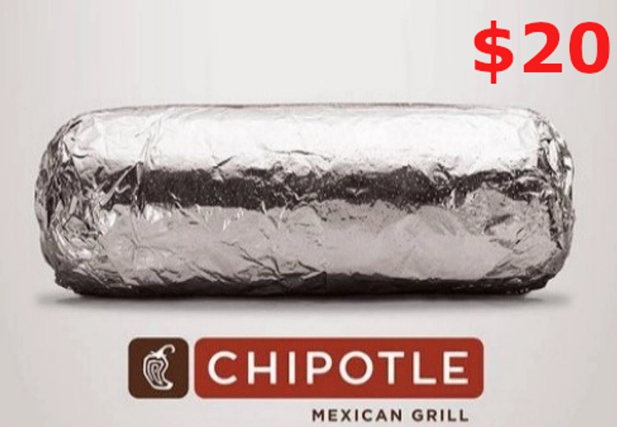 Chipotle $20 Gift Card US