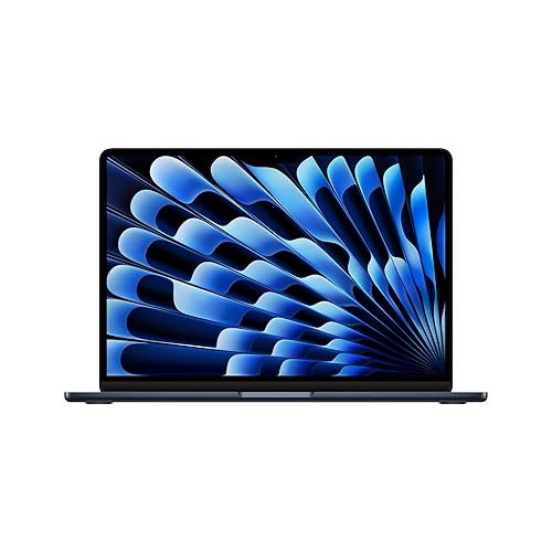 Apple 2024 MacBook Air 13-inch Laptop with M3 chip: 13.6-inch Liquid Retina Display, 16GB Unified Memory, 512GB SSD Storage, Backlit Keyboard, 1080p FaceTime HD Camera, Touch ID; Midnight - Midnight - 16GB Unified Memory - 512GB SSD