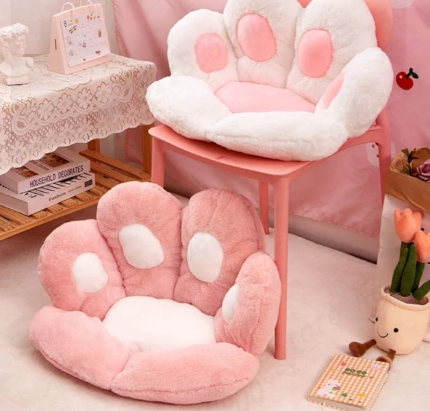 Paw Print Seat Cushion
