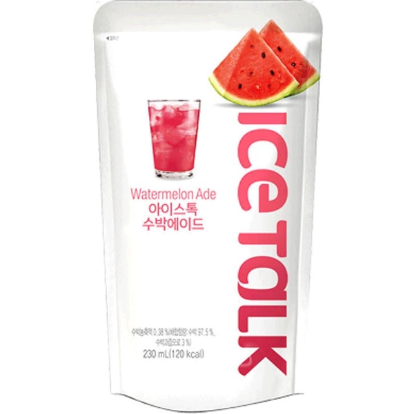 Pouch Drink: Watermelon Ade Drink Ice Talk (230ml, Prom) - Neo Tokyo