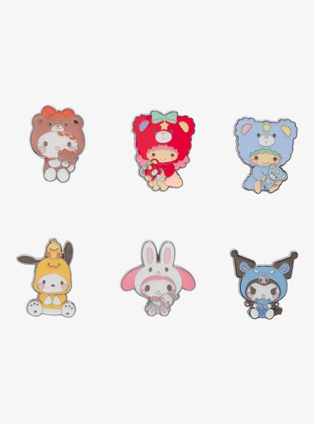 Loungefly Hello Kitty And Friends Animal Cosplay Blind Box Enamel Pin