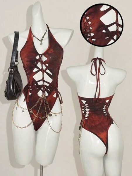 Cute bodysuit for videos
