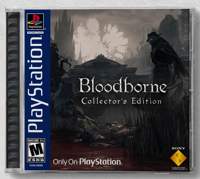Bloodborne (PS4) Custom PS1 Inspired Case