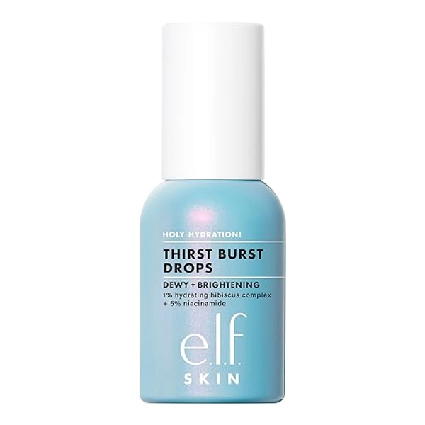 e.l.f. SKIN Holy Hydration! Thirst Burst Drops, Serum For A Radiant Complexion Instantly & Over Time, Made With Hyaluronic Acid, Vegan & Cruelty-Free